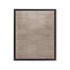 Minimalist, Boho, Line Art in Stone Beige Framed Canvas Print Gallery Image 8