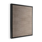 Minimalist, Boho, Line Art in Stone Beige Framed Canvas Print Gallery Image 2
