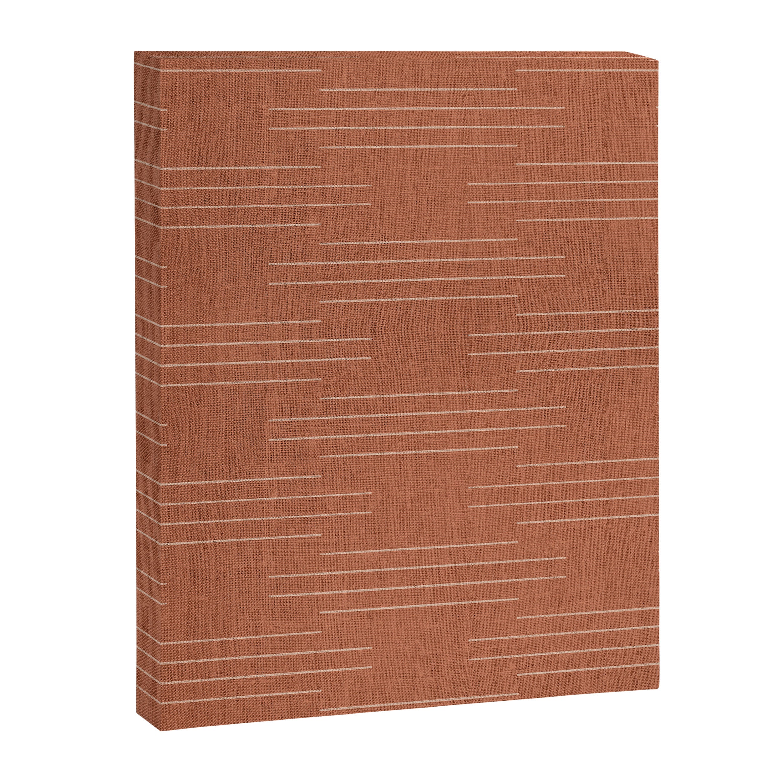 Minimalist, Boho, Line Art in Terracotta Canvas Print Gallery Image 8