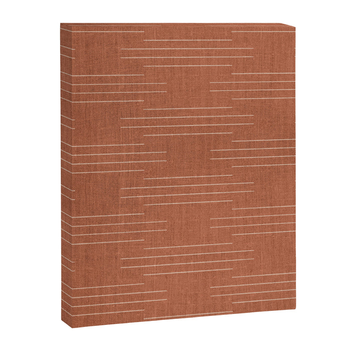 Minimalist, Boho, Line Art in Terracotta Canvas Print Gallery Image 1