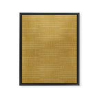 Minimalist, Boho, Line Art in Yellow Framed Canvas Print Gallery Image 8