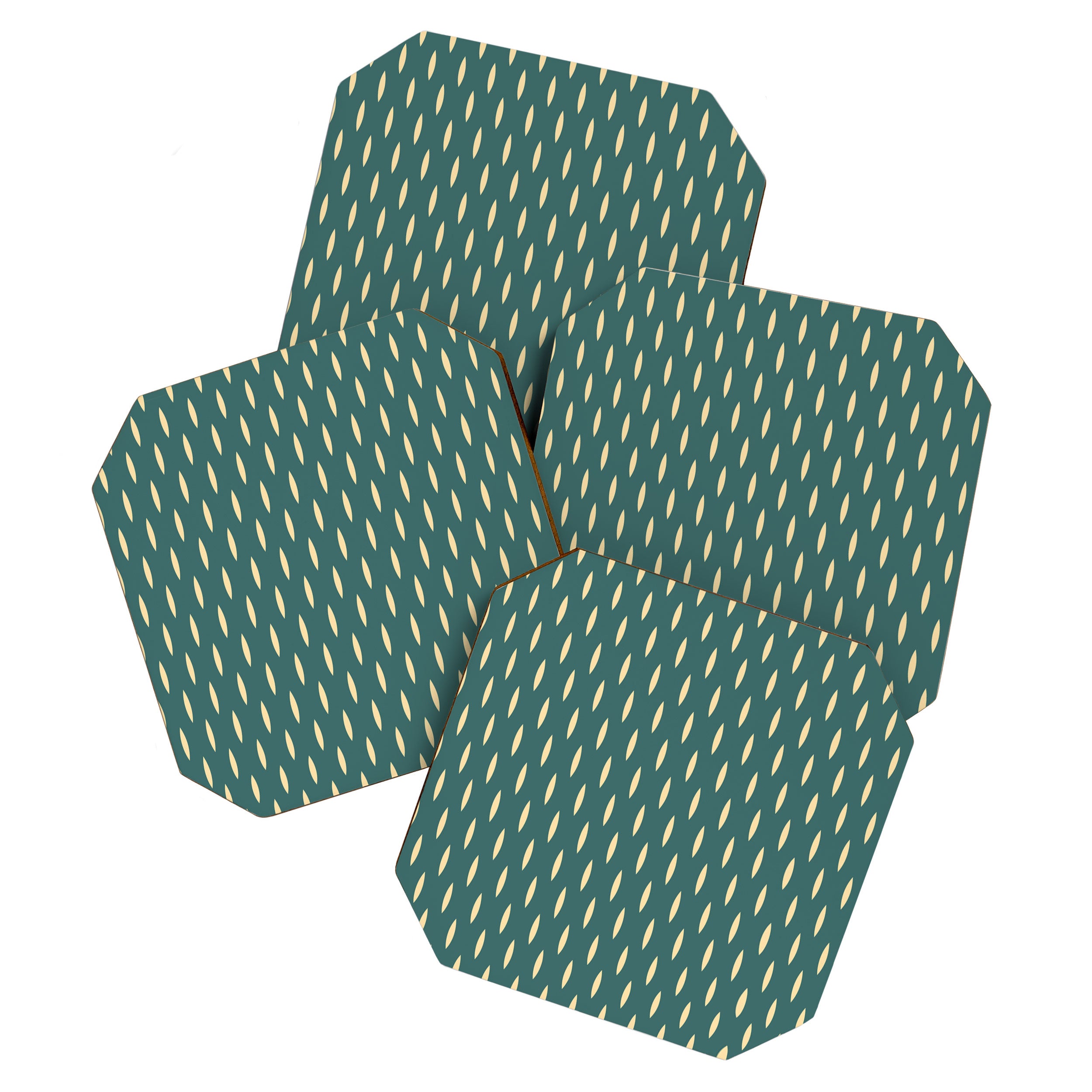 Minimalist Dash Pattern Casvani Coaster Gallery Image 1