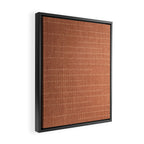 Minimalist Earthy Boho Chic Terracotta Framed Canvas Print Gallery Image 2