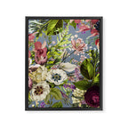 Modena Vintage Florals Framed Canvas Print Gallery Image 8