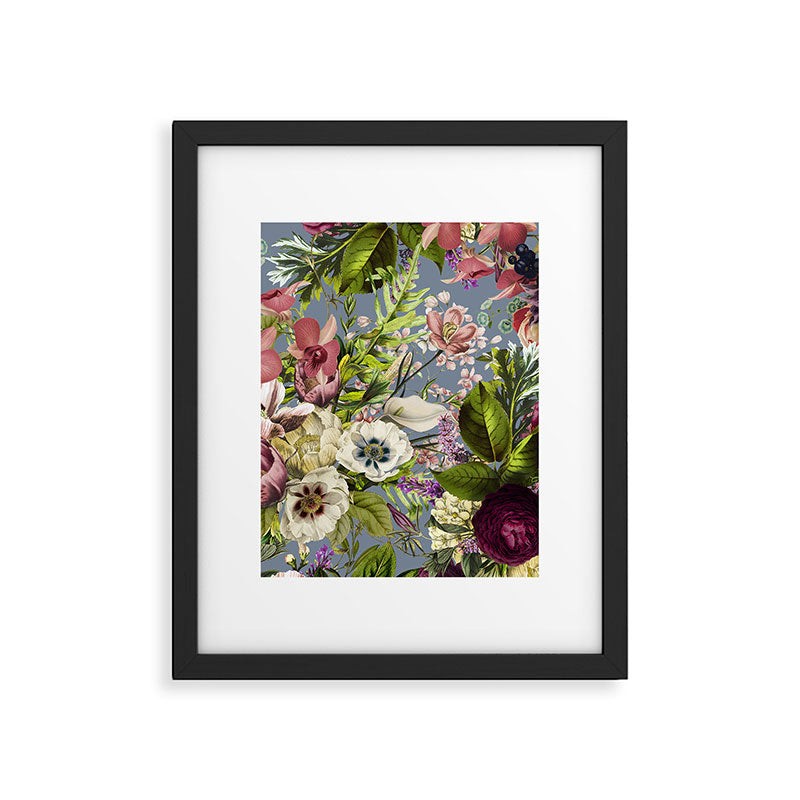 Modena Vintage Florals Framed Art Print Gallery Image 6
