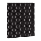 Modern Boho Minimal Pattern, Black and White Canvas Print Gallery Image 8