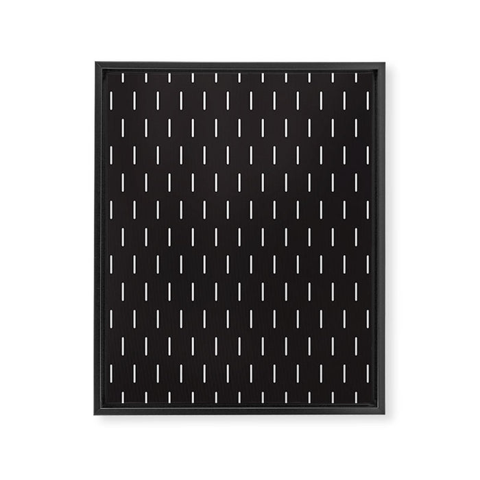 Modern Boho Minimal Pattern, Black and White Framed Canvas Print Gallery Image 1