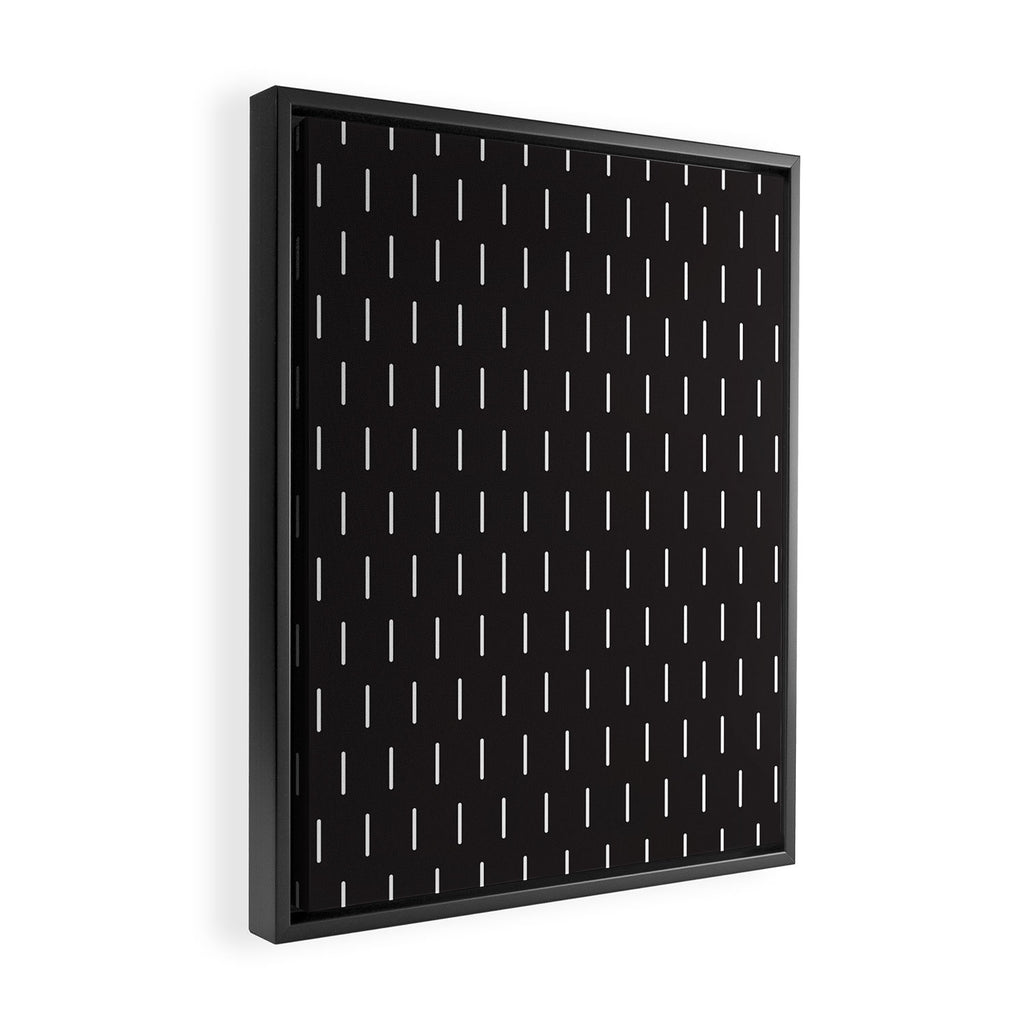 Modern Boho Minimal Pattern, Black and White Framed Canvas Print Gallery Image 2
