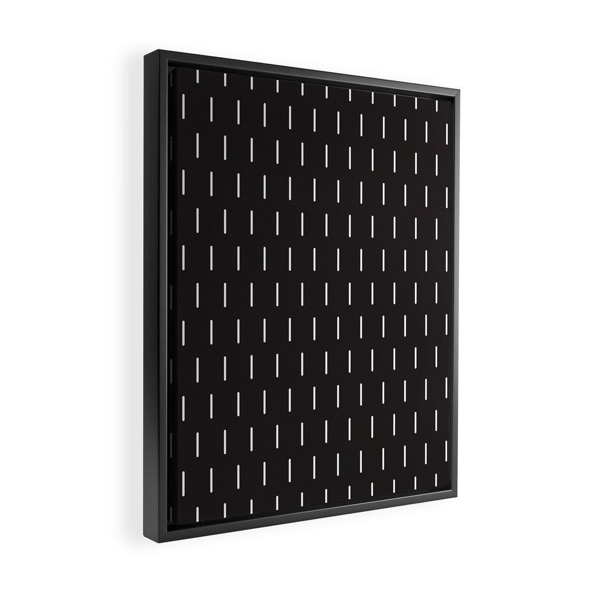 Modern Boho Minimal Pattern, Black and White Framed Canvas Print Gallery Image 2