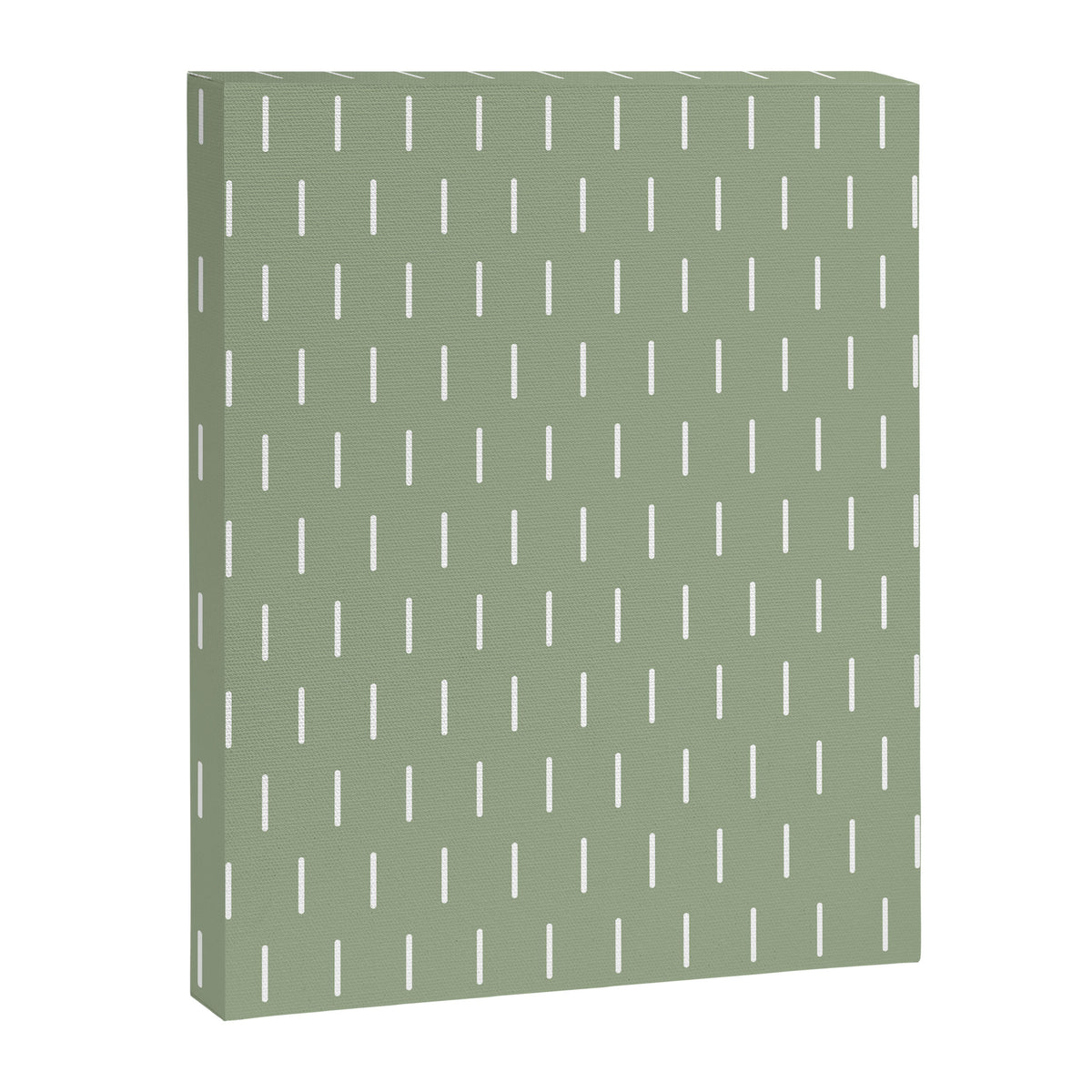 Modern Boho Minimal Pattern, Sage Green and White Canvas Print Gallery Image 8