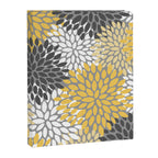 Modern Elegant Chic Floral Pattern, Soft Yellow, Gray, White Canvas Print Gallery Image 8