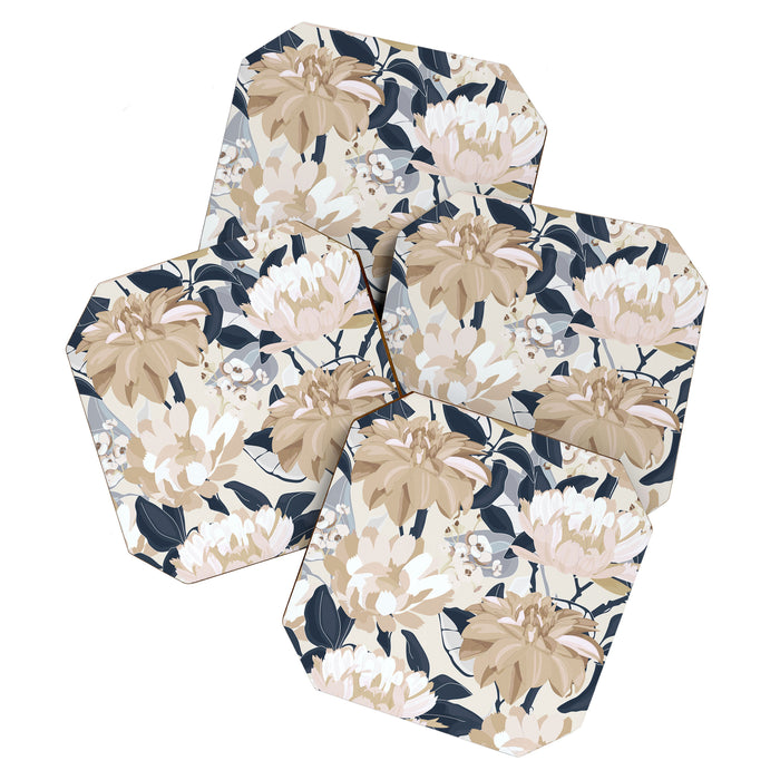 Modern Floral Coaster Gallery Image 1