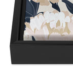 Modern Floral Framed Canvas Print Gallery Image 3