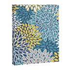 Modern, Floral Prints, Blue and Yellow Canvas Print Gallery Image 8