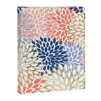 Festive, Modern, Floral Prints, Pink, Navy, Gold Canvas Print Gallery Image 8