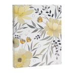 Modern, Floral Prints, Yellow, Gray and White Canvas Print Gallery Image 8
