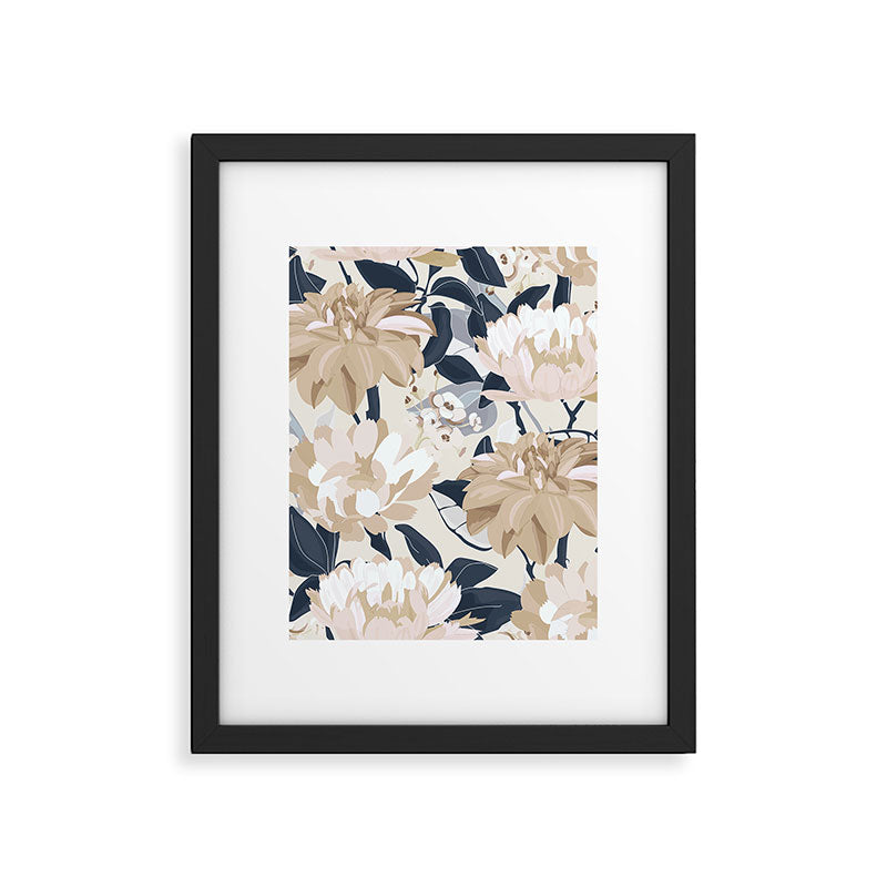 Modern Floral Framed Art Print Gallery Image 6