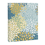 Modern Floral Yellow And Teal  Canvas Print Gallery Image 8