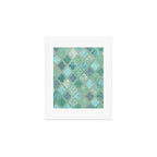 Moroccan Teal Green Art Print Gallery Image 1