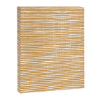 Mustard Yellow Striped Abstract Pattern Canvas Print Gallery Image 8