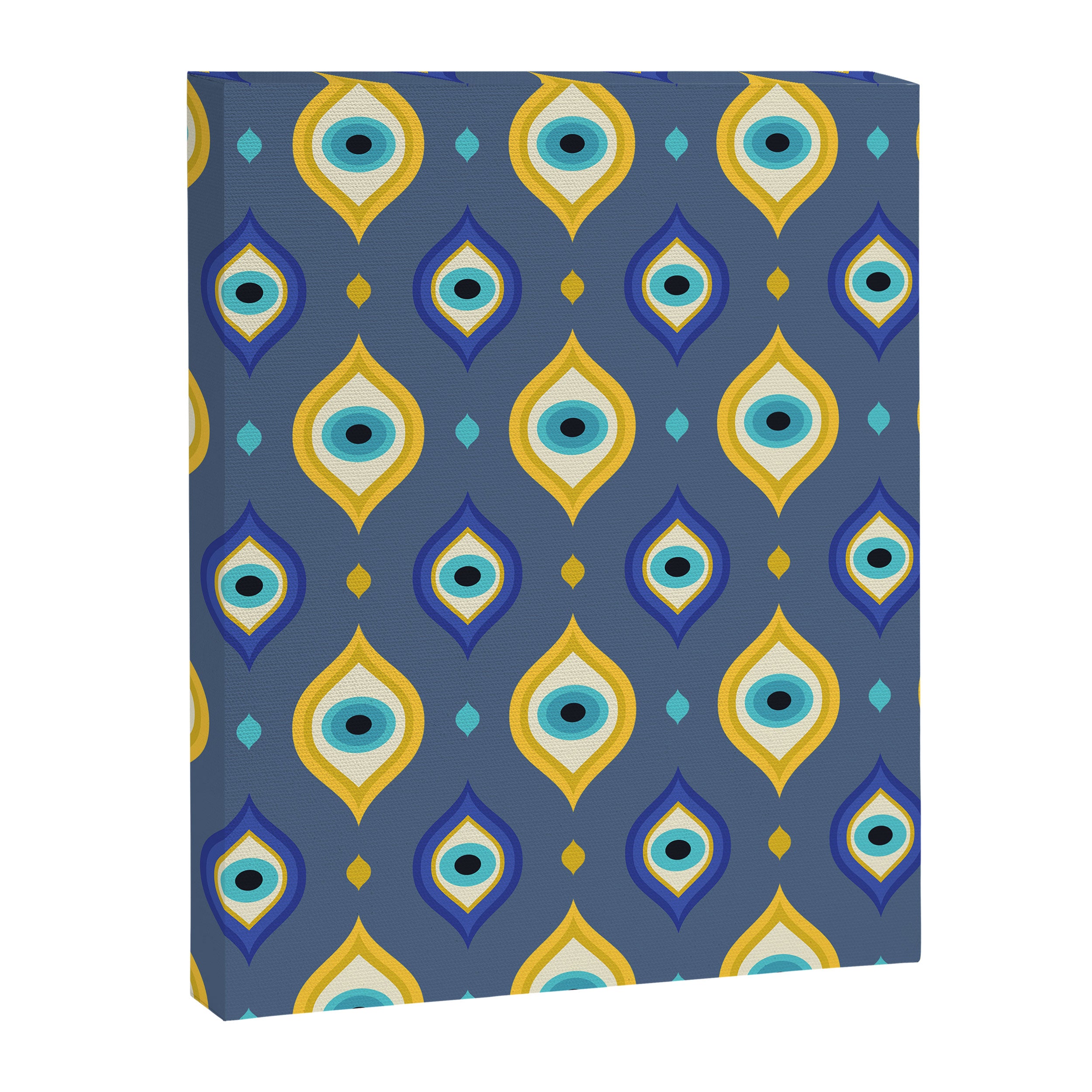 Mystic Evil Eyes Pattern Canvas Print Gallery Image 8