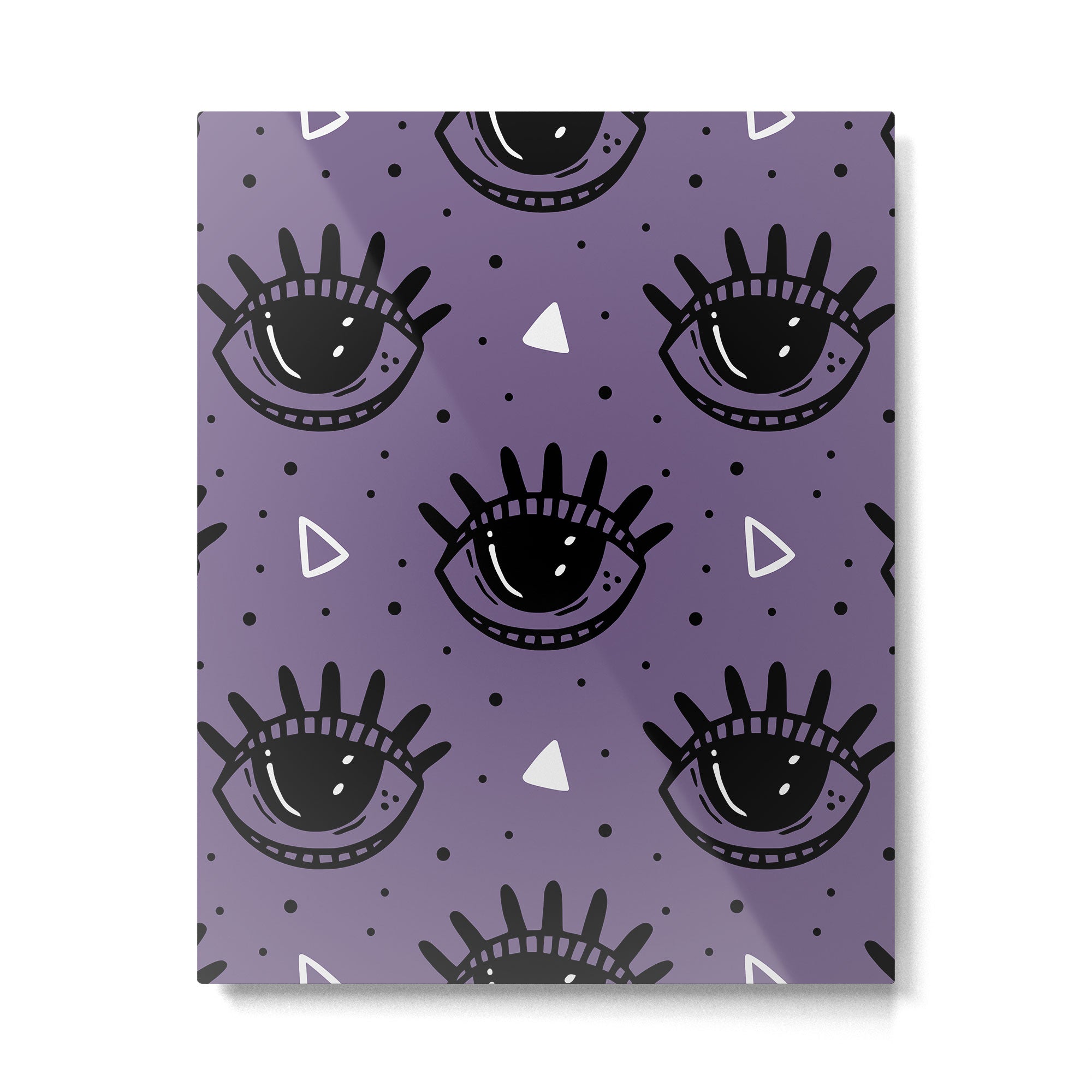 Mystic Eyes, Halloween, Purple Metal Print Gallery Image 6