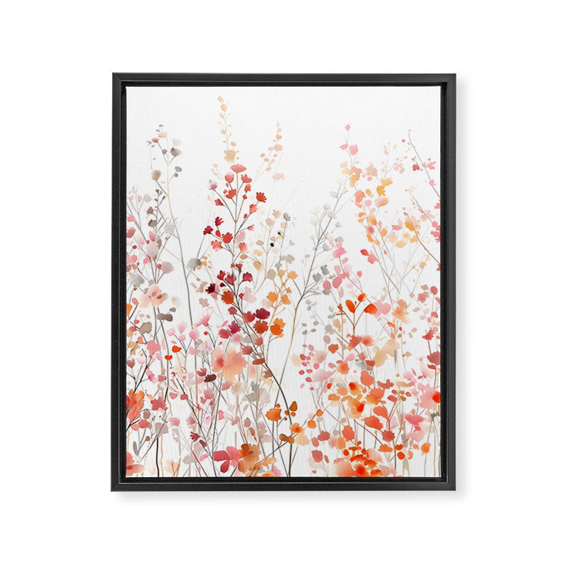 Natureâs Floral Meadowscape Framed Canvas Print Gallery Image 8