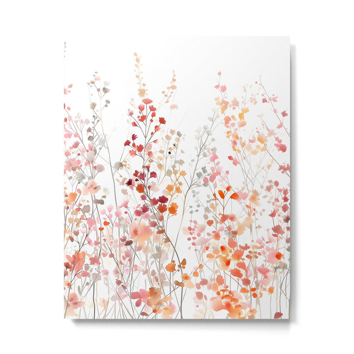 Natureâs Floral Meadowscape Metal Print Gallery Image 1