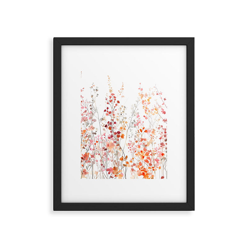 Natureâs Floral Meadowscape Framed Art Print Gallery Image 6