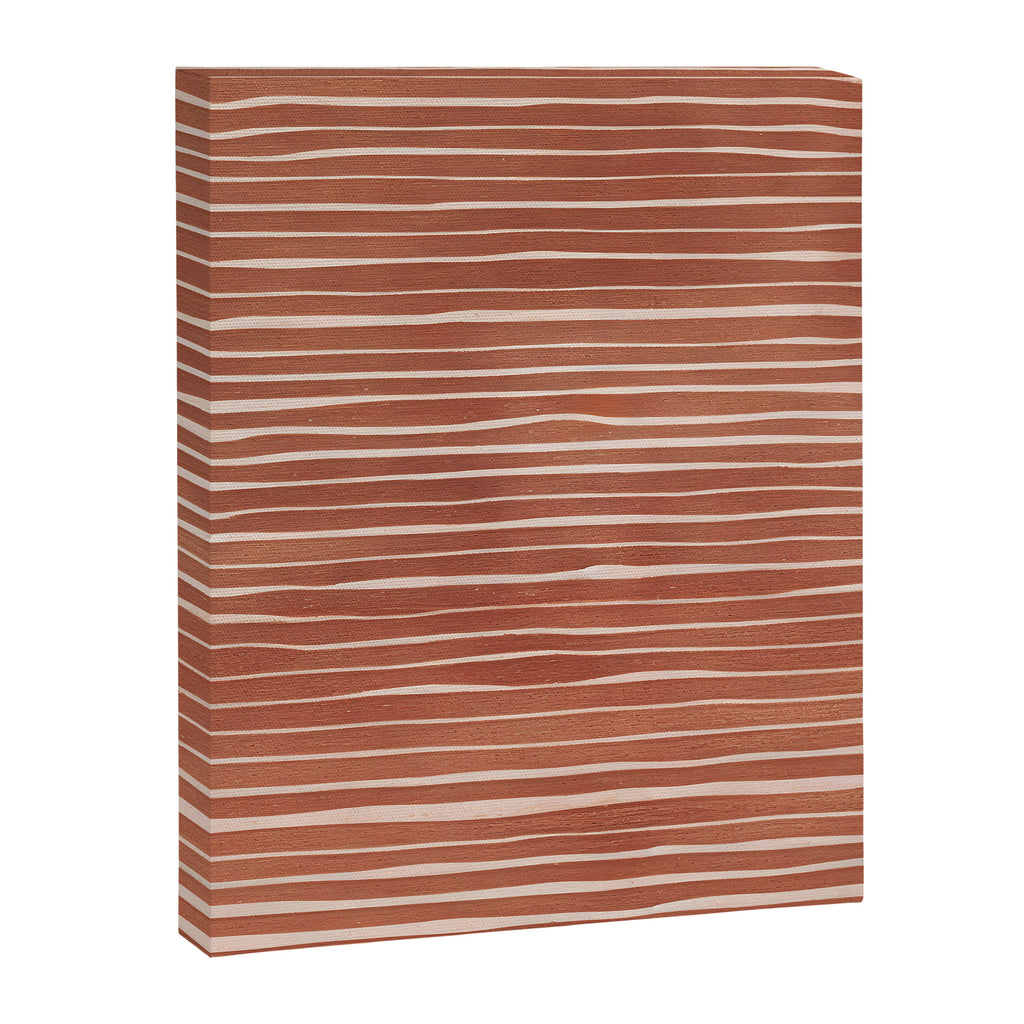 Nomad Terracotta Stripes Canvas Print Gallery Image 8