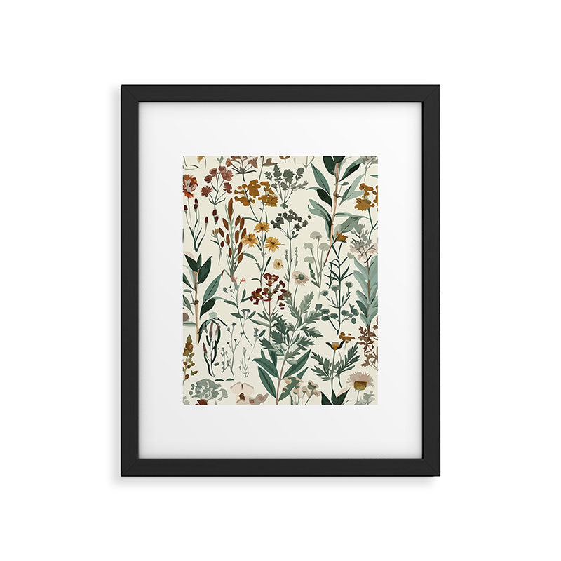 Nostalgic Wildflowers Floral Framed Art Print Gallery Image 6