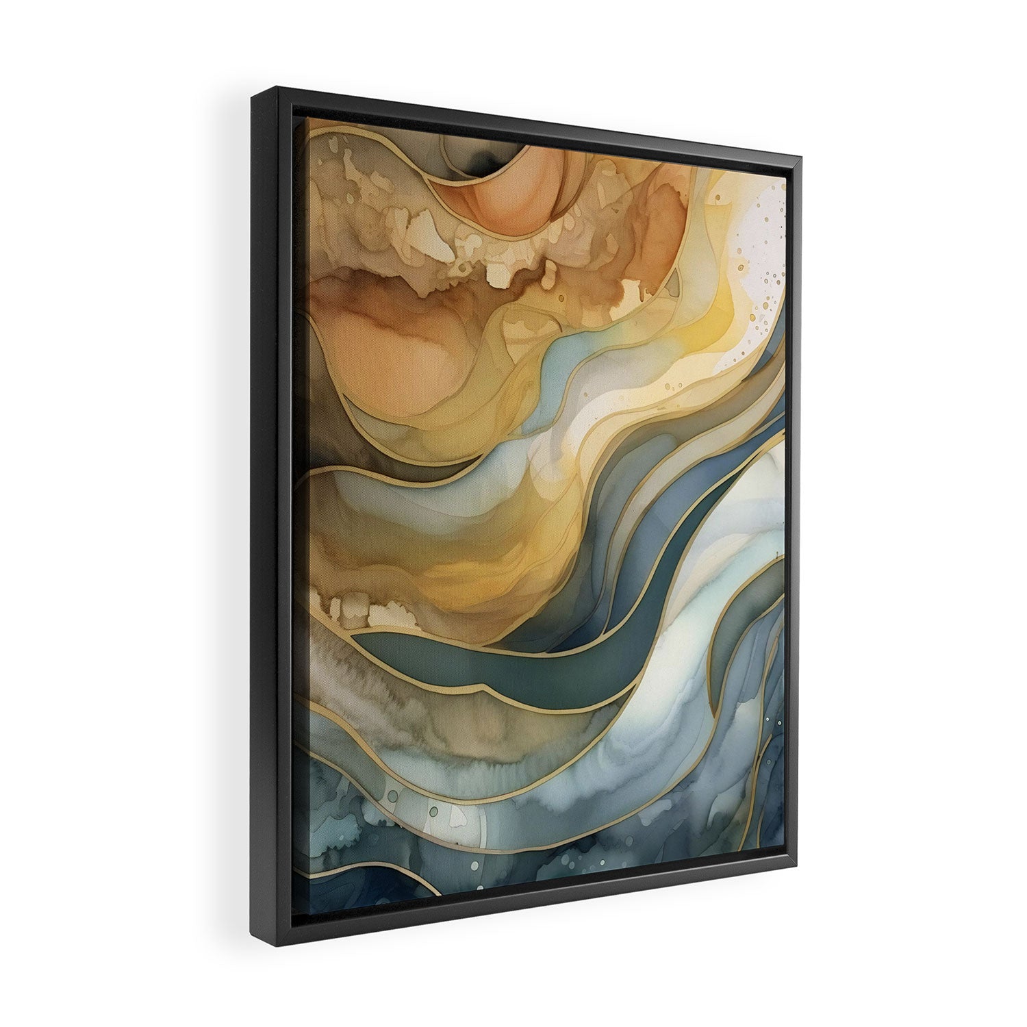 Ocean Nautical Serenade Framed Canvas Print Gallery Image 2