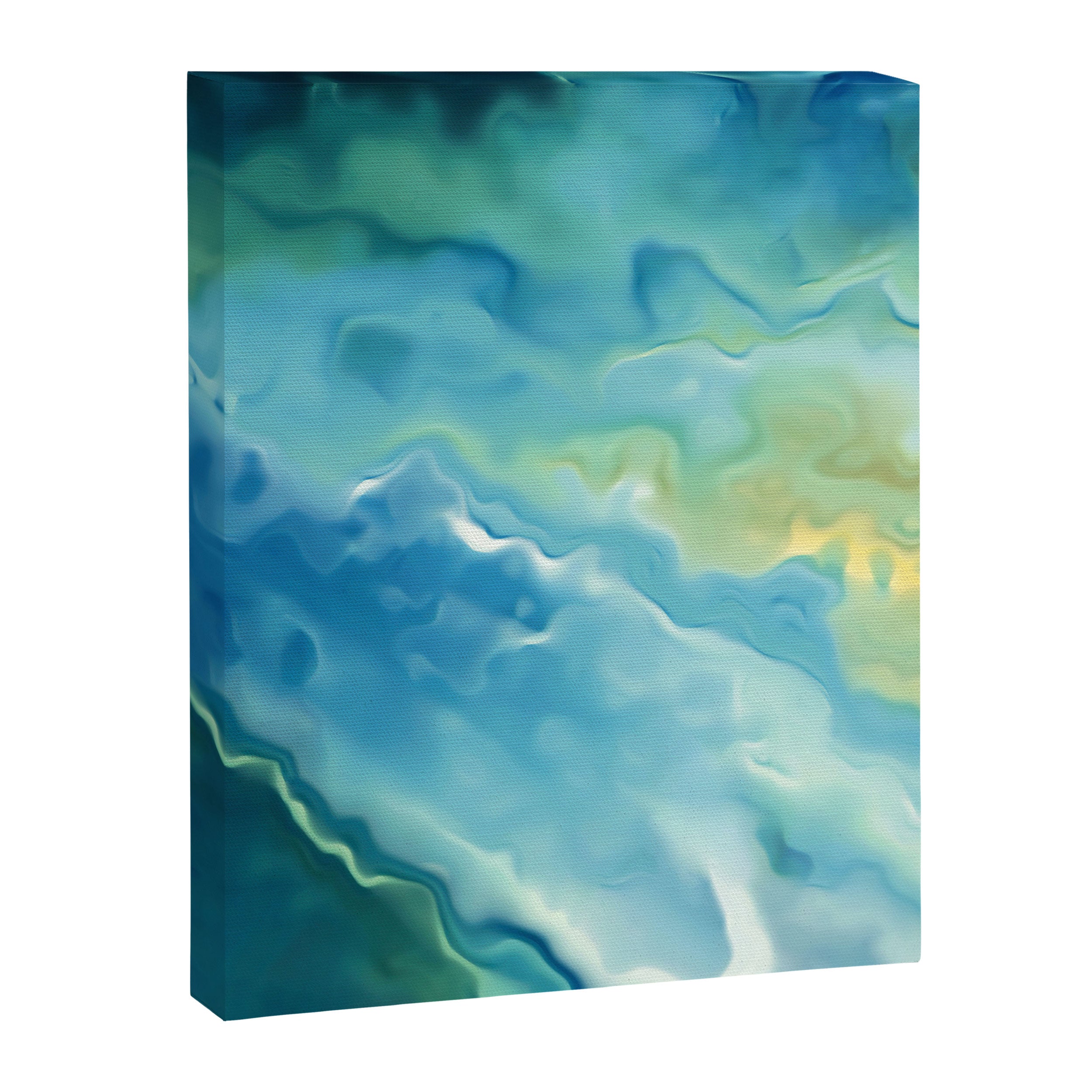 Ocean Waves, Watercolor, Abstract Canvas Print Gallery Image 8