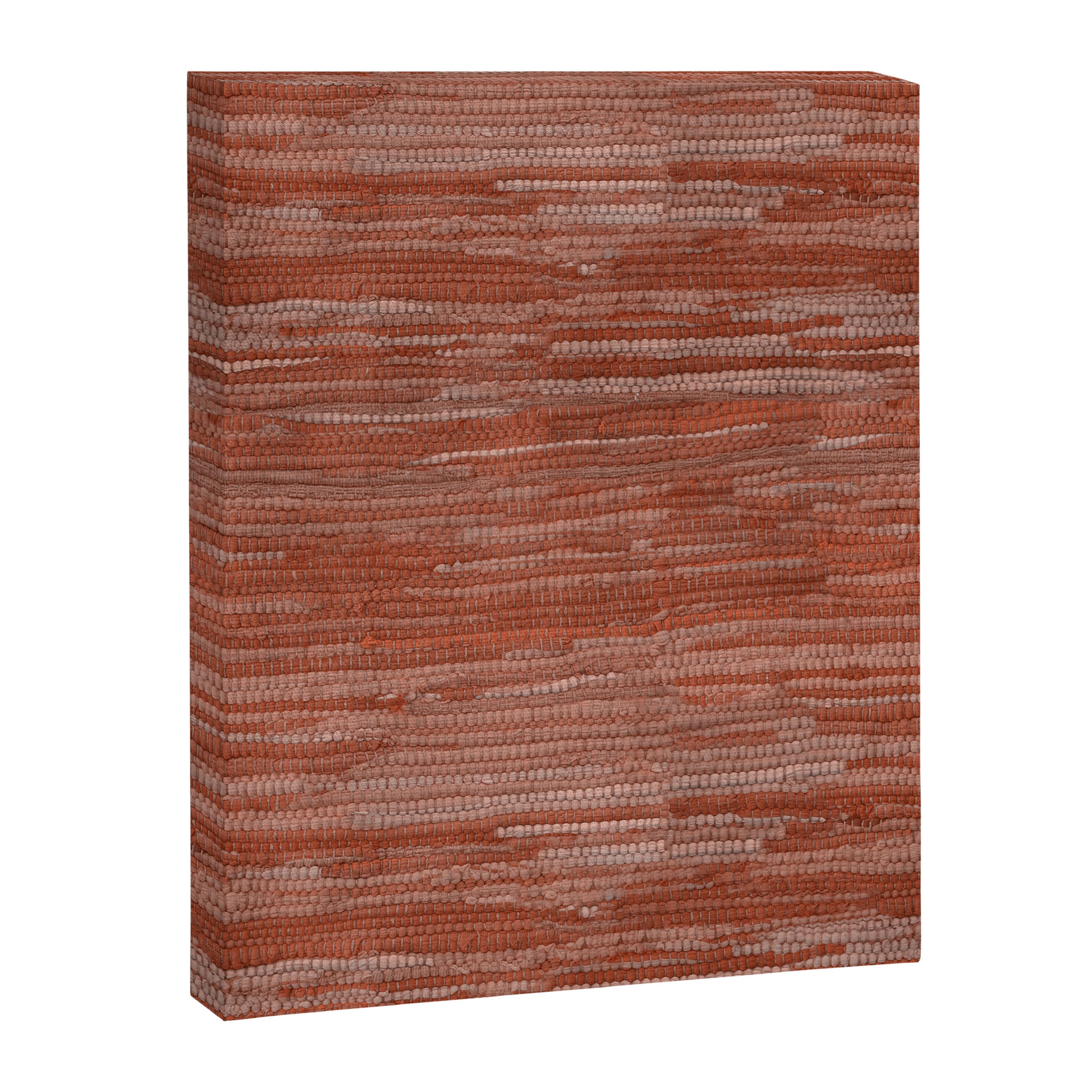 Old Market Textile in Faded Terracotta Canvas Print Gallery Image 8