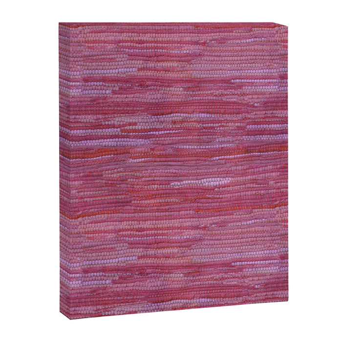 Old Market Textile in Pink Canvas Print Gallery Image 1
