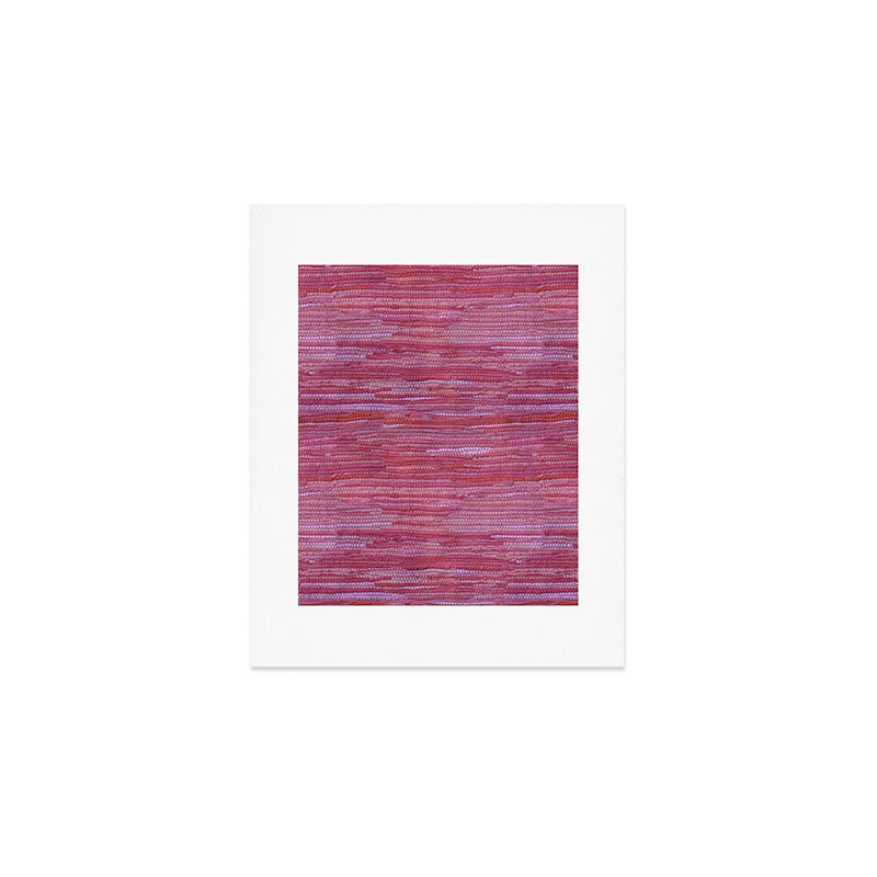 Old Market Textile in Pink Art Print Gallery Image 1
