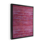 Old Market Textile in Pink Framed Canvas Print Gallery Image 2