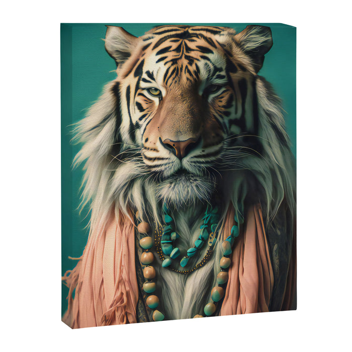 One Love, One World, A Vision of Unity, Tigers Art Canvas Print Gallery Image 1
