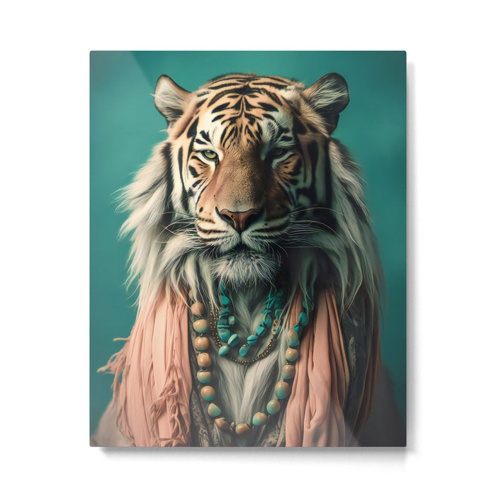One Love, One World, A Vision of Unity, Tigers Art Metal Print Gallery Image 1