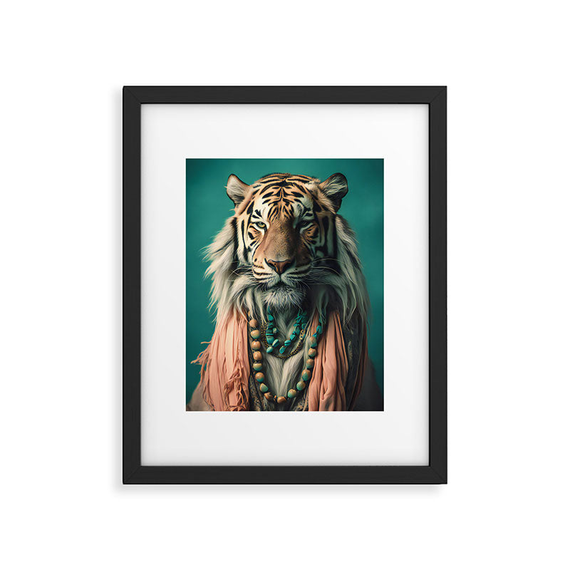 One Love, One World, A Vision of Unity, Tigers Art Framed Art Print Gallery Image 4