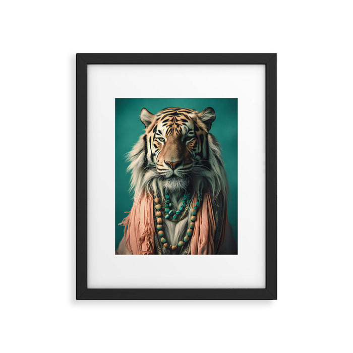 One Love, One World, A Vision of Unity, Tigers Art Framed Art Print Gallery Image 1