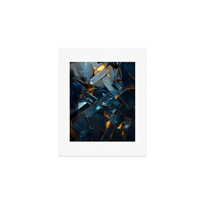Opulence in Sapphire Blue Art Print Gallery Image 1