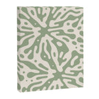 Organic Matter in Ivory and Green Canvas Print Gallery Image 8