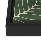 Organic Nature Green Framed Canvas Print Gallery Image 3