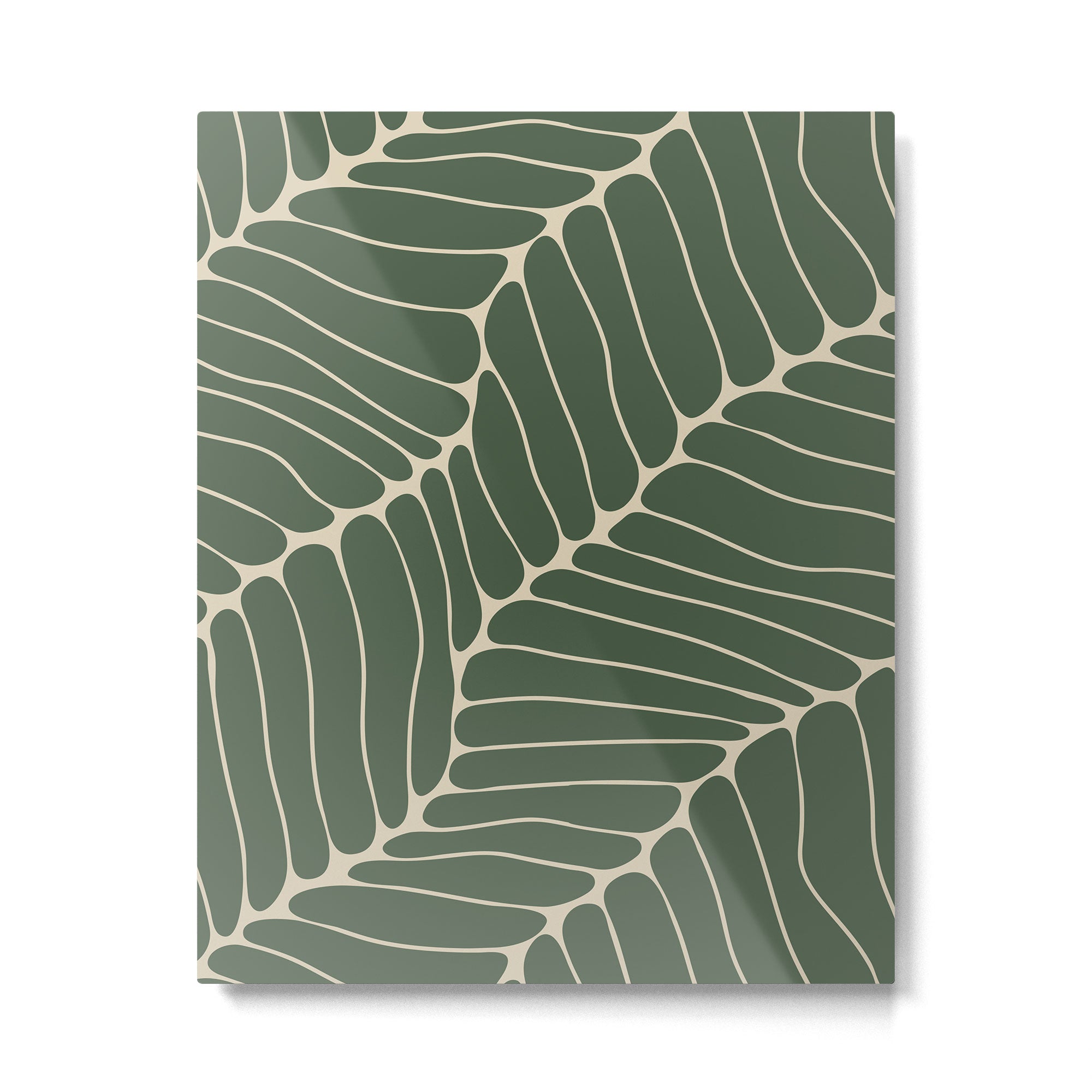 Organic Nature Green Metal Print Gallery Image 6