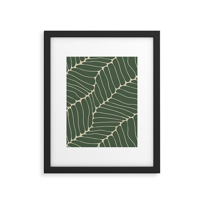 Organic Nature Green Framed Art Print Gallery Image 1