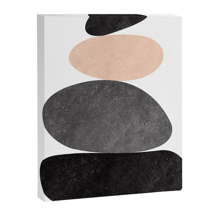 Peaceful, Zen, Balance, Geometric Art Canvas Print Gallery Image 1