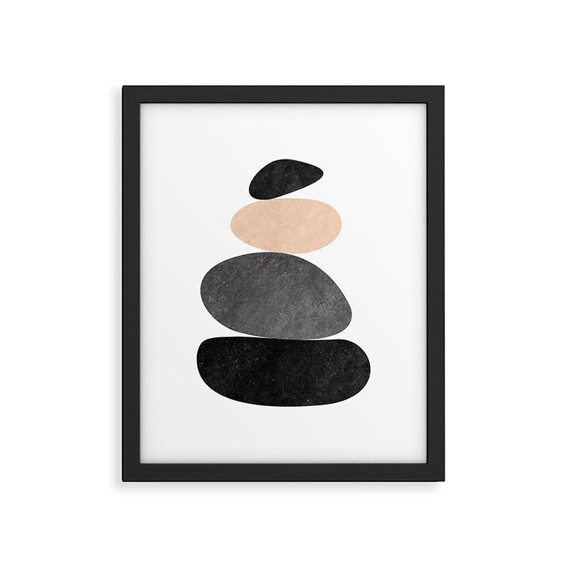 Peaceful, Zen, Balance, Geometric Art Framed Art Print Gallery Image 4