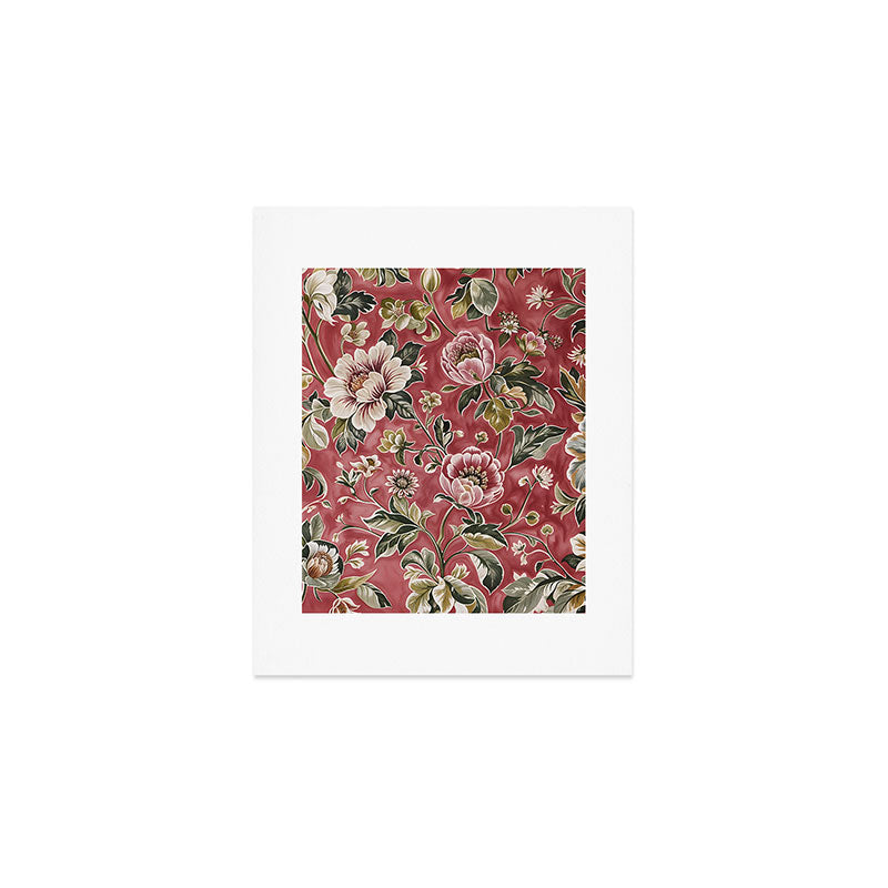 Peruvian Pink Floral Art Print Gallery Image 1