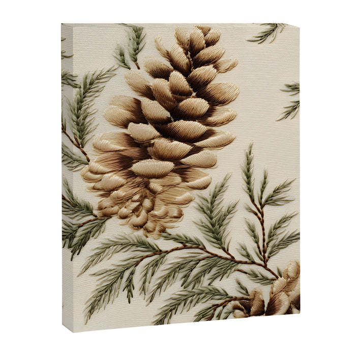 Pinecone Enchantment Canvas Print Gallery Image 1